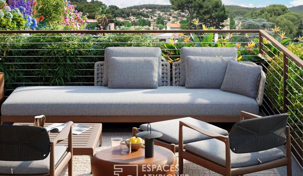 Appartement atypique avec terrasse et commerces à pied