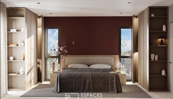 Appartement atypique avec terrasse et commerces à pied