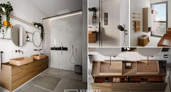 Appartement atypique avec terrasse et commerces à pied