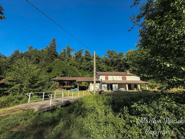 Propriété de charme avec 3,5 hectares – Ancien moulin rénové – Secteur Sermentizon