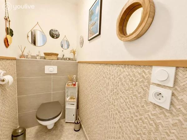Appartement T3 en dernier etage sans vis a vis