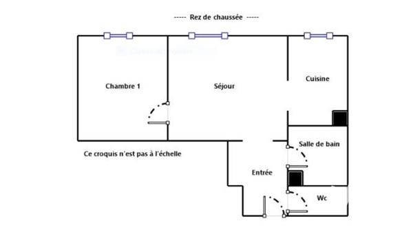 Appartement à vendre 2 pièces 43 m² Melun