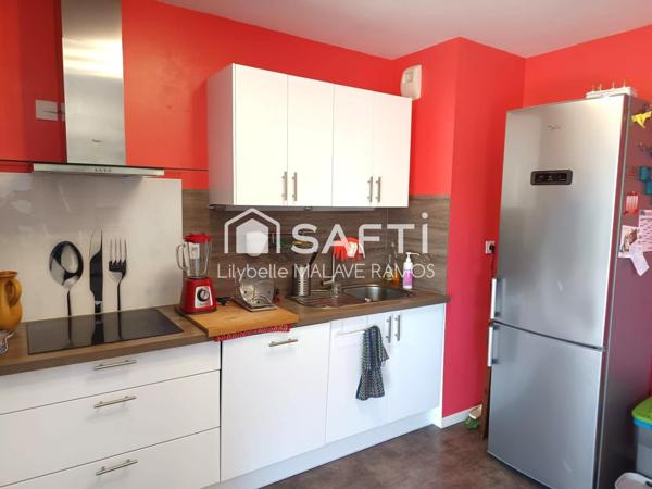 Appartement T3 lumineux avec balcon et parking