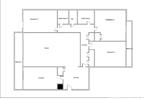 Appartement à vendre 4 pièces 90 m² Issy-les-Moulineaux