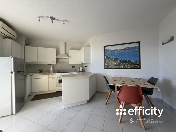 Appartement 2 pièces - 44 m² Exclusivité efficity