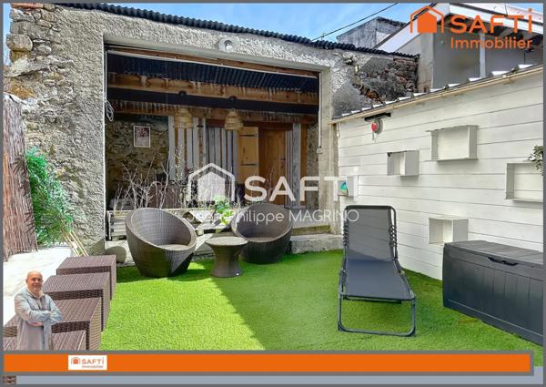 Maison en pierre rénovée 110 m² – 3 chambres – Suite parentale – Terrasse – Parking