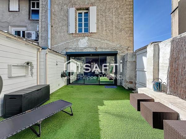 Maison en pierre rénovée 110 m² – 3 chambres – Suite parentale – Terrasse – Parking