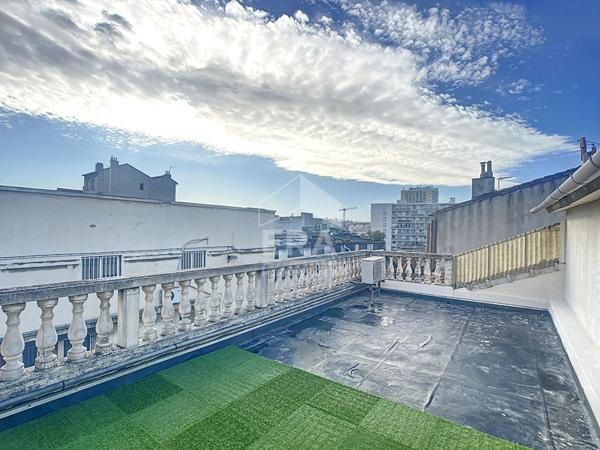 A VENDRE MARSEILLE 13014 BON SECOURS ST GABRIEL DUPLEX APPARTEMENT T4 TOITS TERRASSES BALCON
