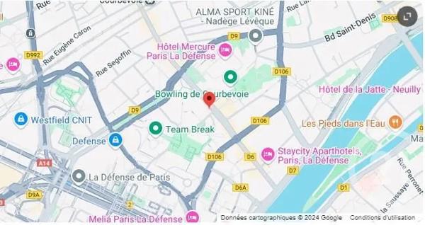 Parking à vendre  12 m 2   COURBEVOIE  - 92
