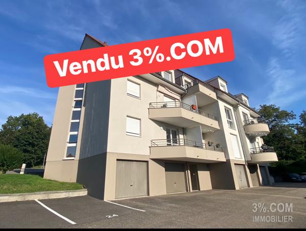 3%COM Beau F3 avec double balcon et double garage  Hochfelden (67270)