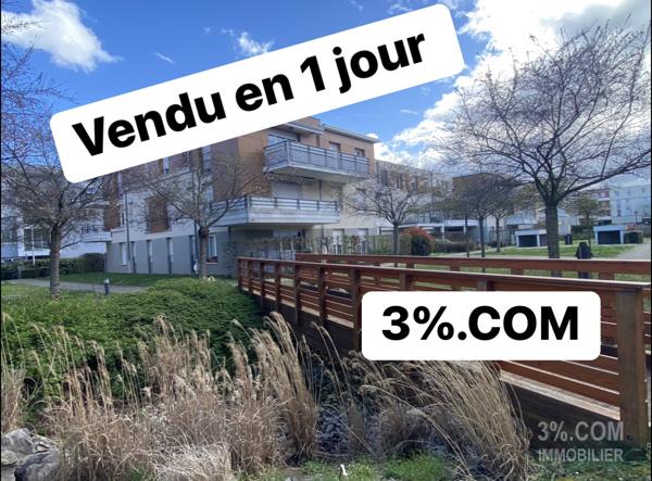 3%.COM Très beau F2 avec terrasse et garage - vendu loué Strasbourg (67000)