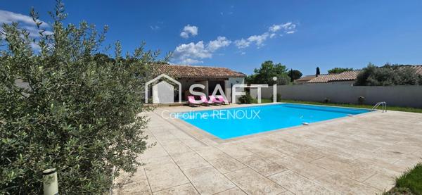 Mérindol Villa de 160 m² sur 3300 m² de terrain , garage, cave, piscine