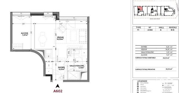 Studio à vendre 35 m² Bagneux