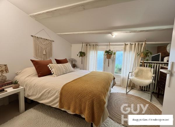 Centre-ville La Rochelle, dernier étage 2/3 pièces avec extérieur