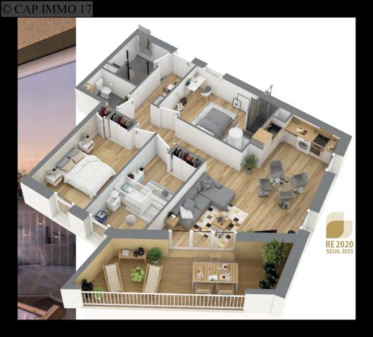 Appartement de 86 m² en vente à LA ROCHELLE