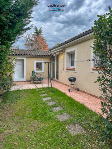 Maison à vendre 5 pièces VILLENEUVE SUR LOT (47) Maison plain-pied de 104 m2 sur terrain de 571m2 clos