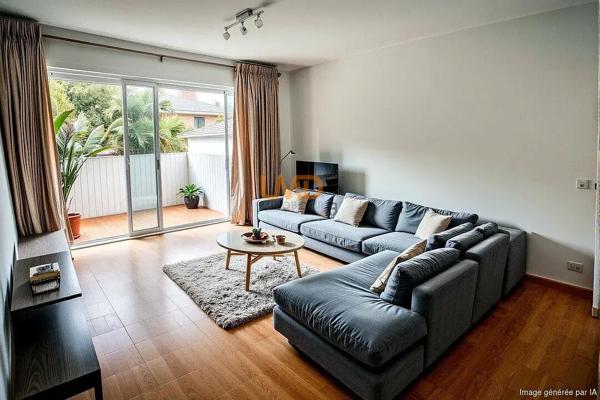 Appartement t2 terrasse cave et garage