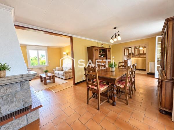 PLOUFRAGAN – Maison avec vie de plain-pied et grand jardin