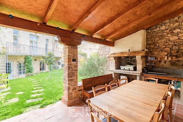 Maison de caractère rénovée avec jardin et potentiel chambres d’hôtes