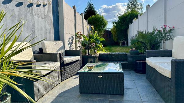 Maison coup de cœur à Mouvaux – 60 m² habitables – Jardin exposé Sud-Ouest