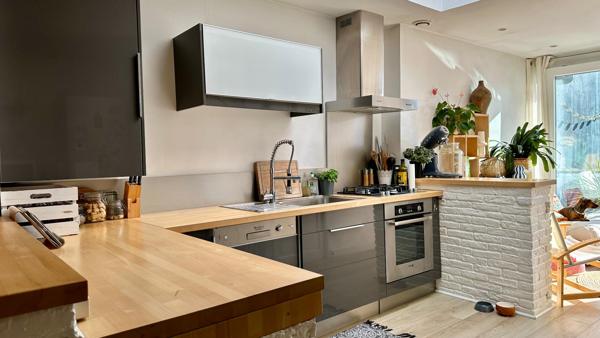 Maison coup de cœur à Mouvaux – 60 m² habitables – Jardin exposé Sud-Ouest