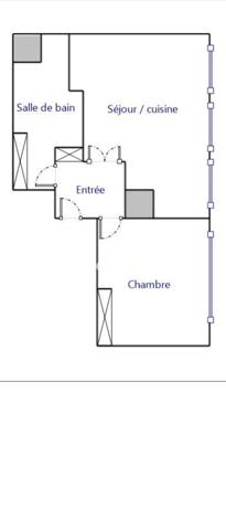 Appartement 2 pièces - 53 m²
