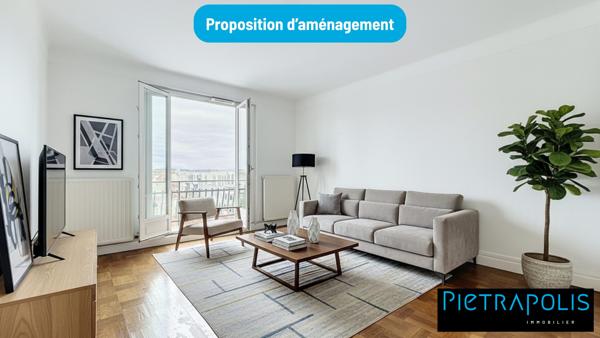 LYON 3 LAFAYETTE- T3 de 75m² - Etage élevé