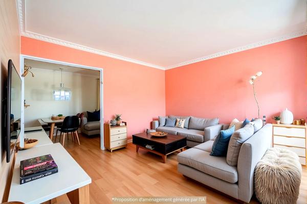 Paris (75020) PARIS 20EME ARRONDISSEMENT, 3 pièces, proche métro Saint-Fargeau (ligne 3bis)