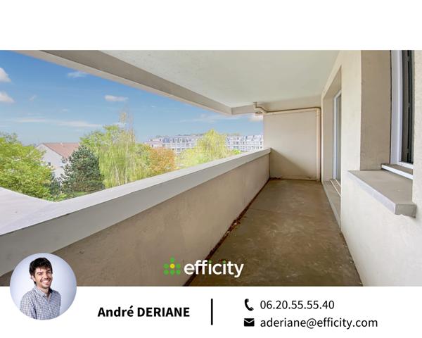 Appartement 2 pièces - 44 m² Exclusivité efficity