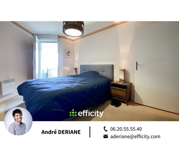 Appartement 2 pièces - 44 m² Exclusivité efficity