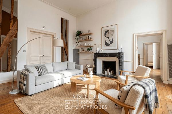 Appartement spacieux Nantes centre 2 chambres (126.66 m²) au 1er étage