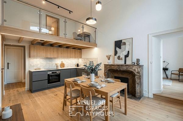 Appartement spacieux Nantes centre 2 chambres (126.66 m²) au 1er étage