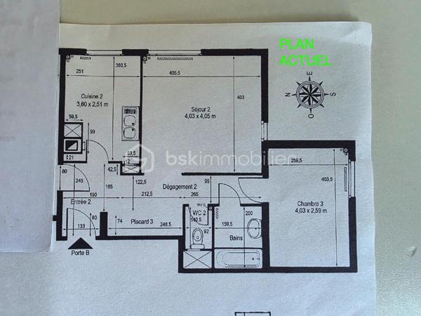 Appartement de 51 m²