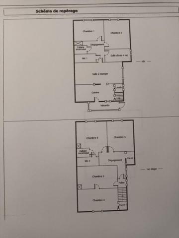 Maison mitoyenne à Paray Le Monial 7 pièce(s) 123 m2  , 5  chambres