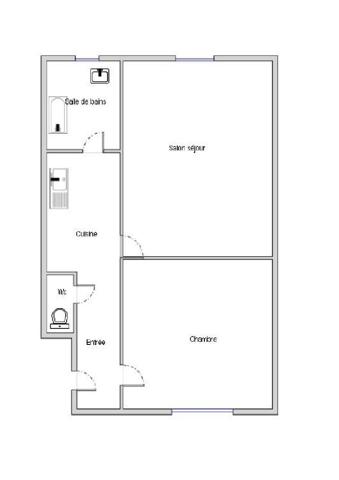 Appartement 2 pièces 38 m2
