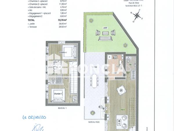 Location Appartement 3 pièces 73 m² - 14/16 RUE DE METZ Nancy 54000