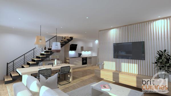 Appartement T3 à vendre  3 pièces - 75,50 m2 ST RENAN - 29