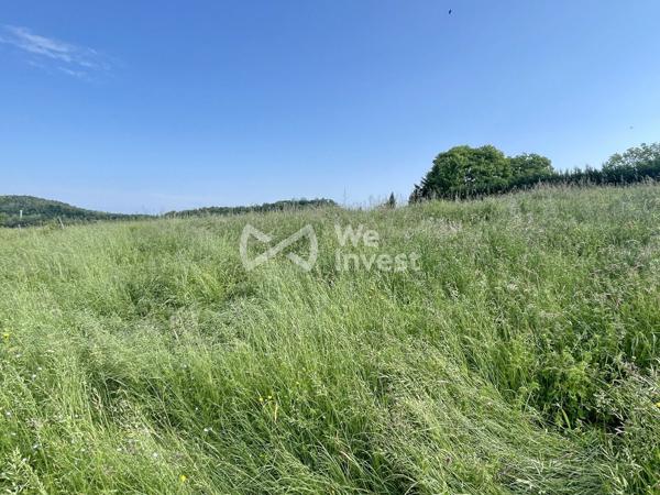 Terrain constructible et viabilisé de 1470 m2 sur les hauteurs de Cransac Les Thermes !