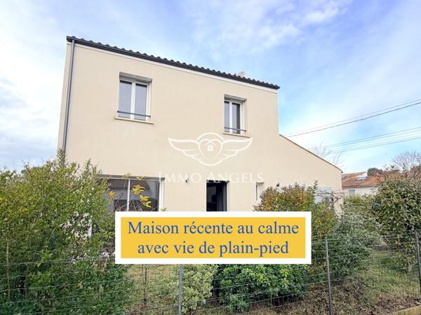 Maison récente 4 pièces avec vie de plain-pied