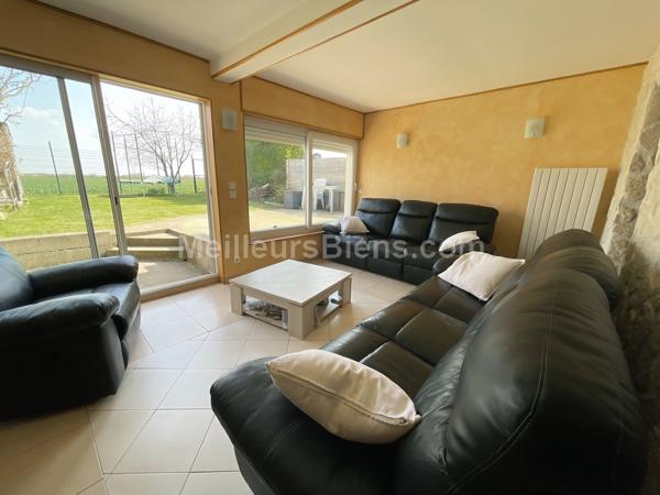  Maison 110 m2 proche de  Luzarches, 3 chambres, bureau, dressing, terrasse, jardin et garage.