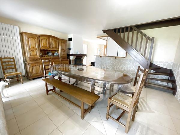  Maison 110 m2 proche de  Luzarches, 3 chambres, bureau, dressing, terrasse, jardin et garage.
