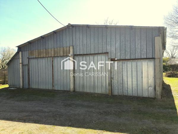 Maison 6 pièces + garage et dépendances