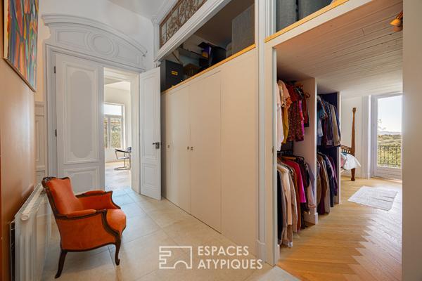 Appartement rénové au coeur d’un château avec jardin et piscine