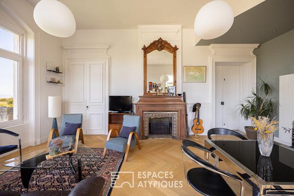 Appartement rénové au coeur d’un château avec jardin et piscine