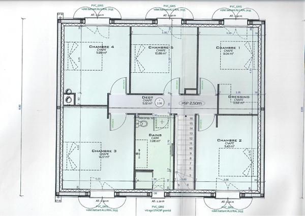 Saint-Symphorien. Maison de 6 pièces de 148 m2., Saint symphorien 79270