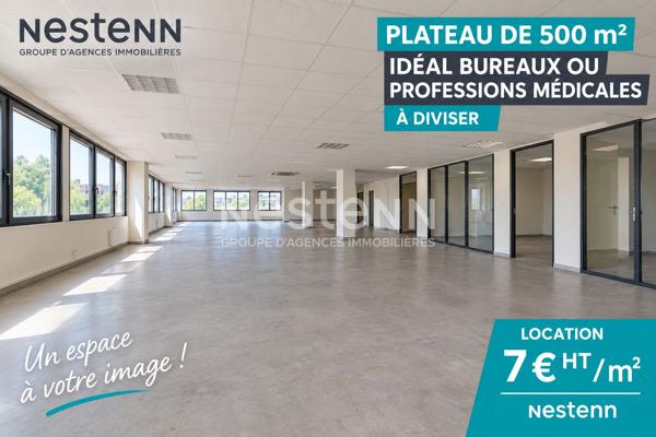 COQUELLES - PLATEAU DE 500 m²  en RDC À RÉNOVER ET DIVISIBLE - IDÉAL BUREAUX OU PROFESSIONS LIBÉRALES