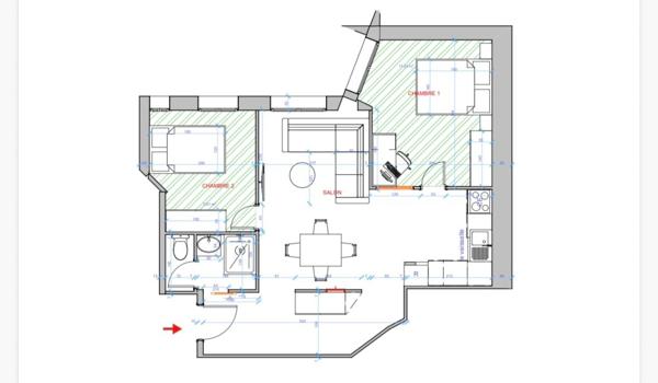 -92120 - MONTROUGE - APPARTEMENT - 2/3 PIÉCES - RUE BOILEAU- MÉTRO LIGNE 4 - CAVE