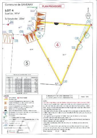 SAVENAY - Proche Centre / Terrain à bâtir viabilisé / LIBRE DE CONSTRUCTEUR - 547 m²