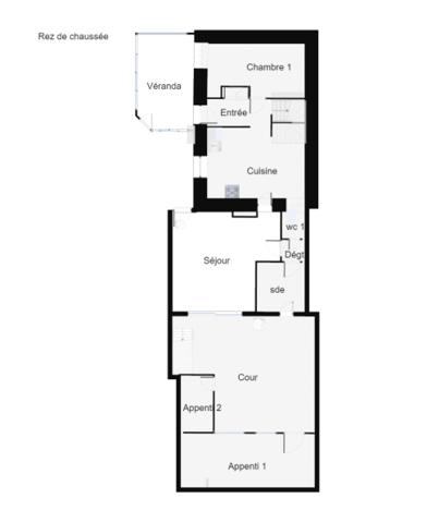 Maison à vendre 6 pièces 86 m² Audierne