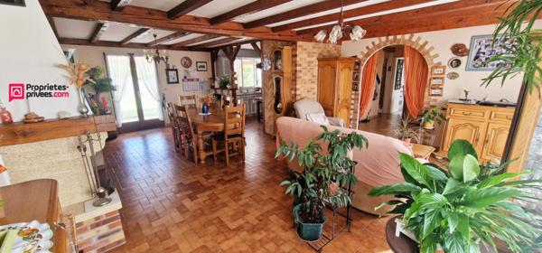 Pavillon 126 m² - 6 pièces - 5 chambres ? sous-sol total ? terrasses - garages et dépendances